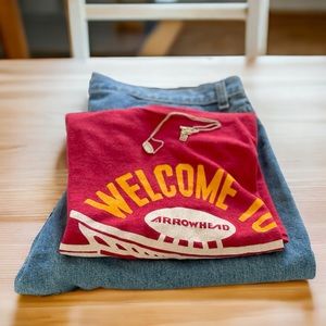 ❤️SUPER BOWL BOUND💛 Charlie Hustle Kansas City Chiefs T Shirt Unisex